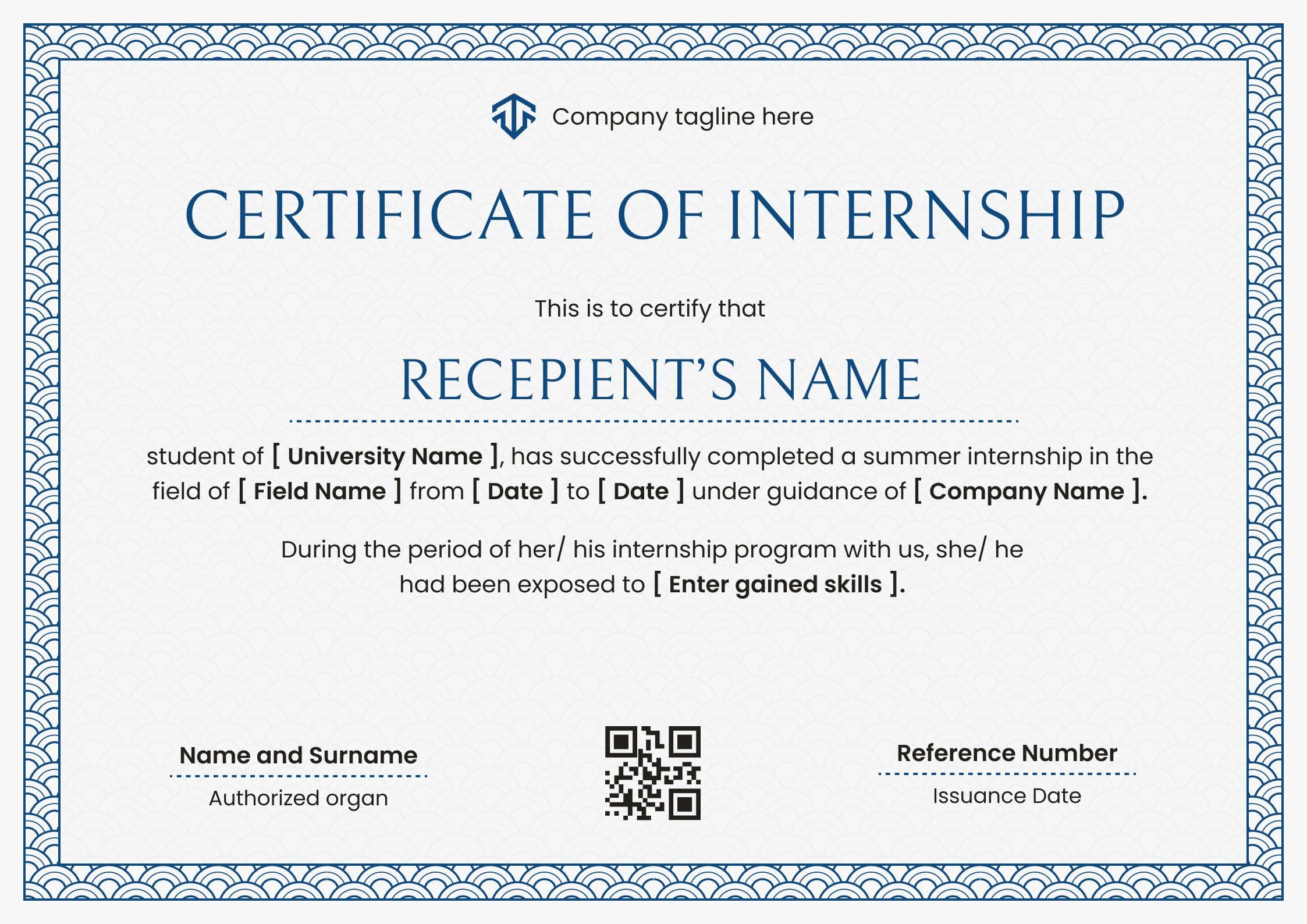 Sample Vidyentra certificate of completion